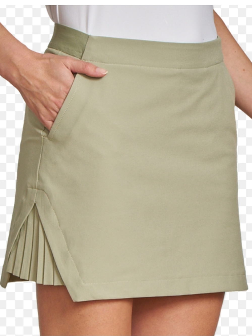 DUNNING Dusk Pink Mini Skort. SizeL.